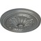 Ekena Millwork Wigan Ceiling Medallion, Hand-Painted Silver, 16"OD x 2 1/4"P CM16WGSLS - alternate 3